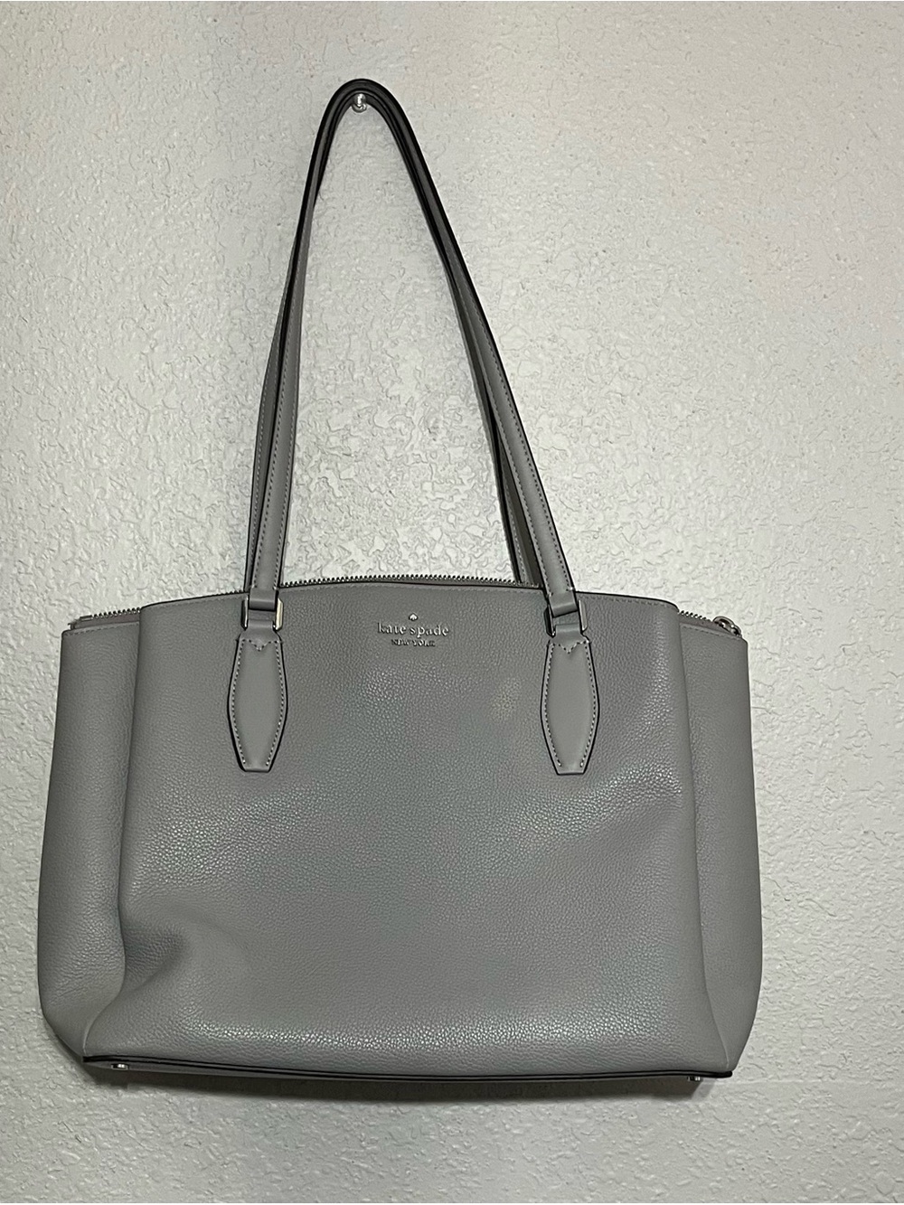 Kate Spade Gray Leather Purse